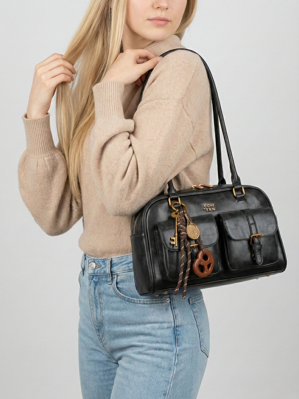Modica Multi Pocket Handbag