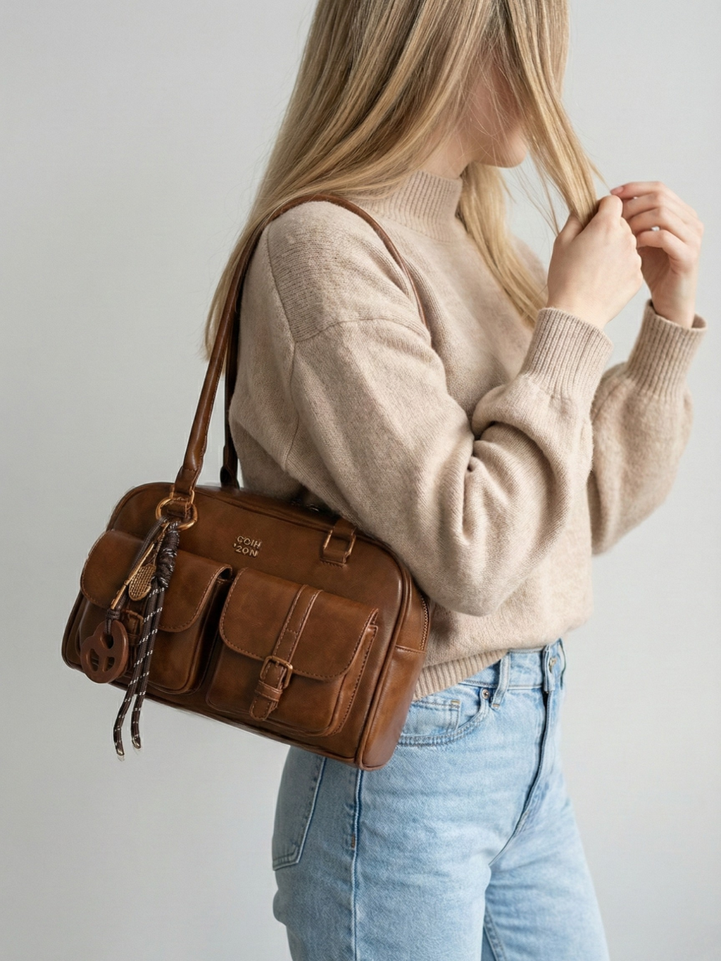 Modica Multi Pocket Handbag