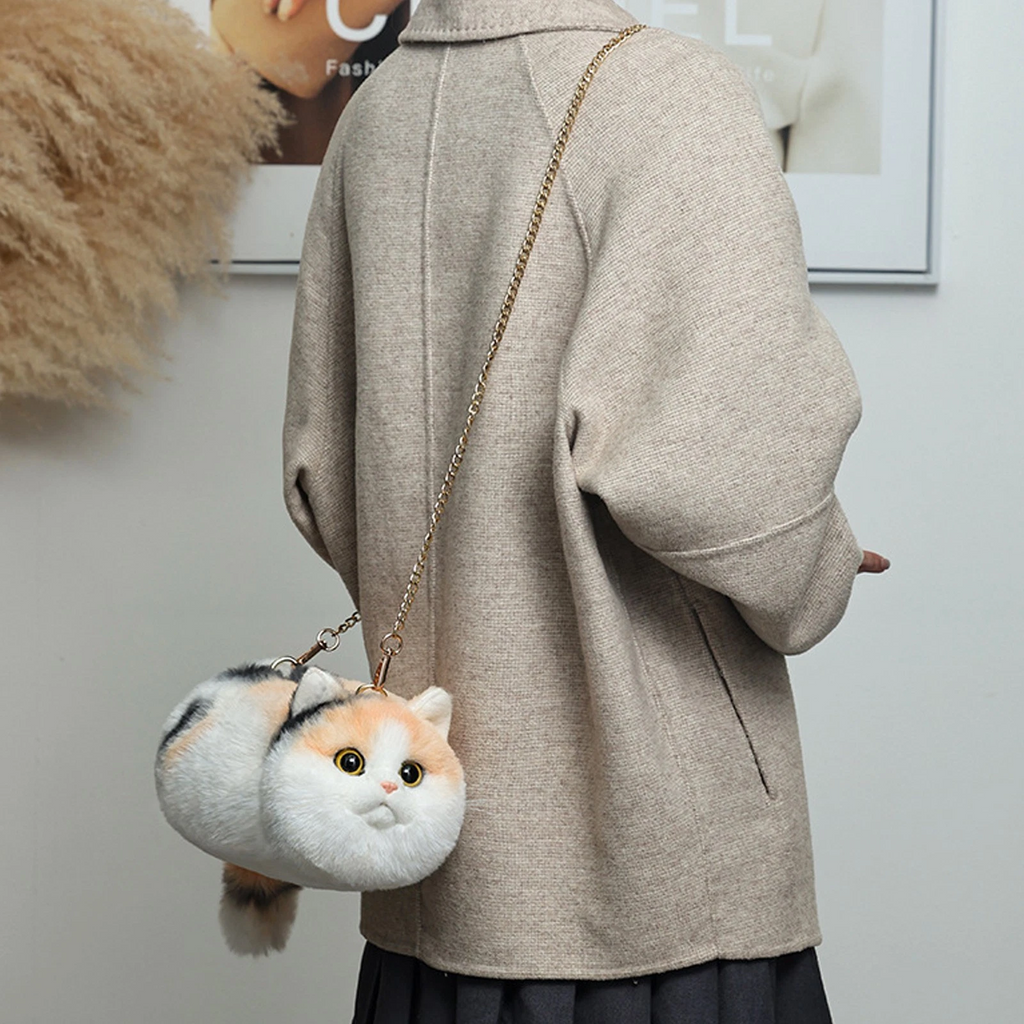 Realistic Cat Handbag