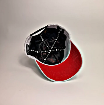 Lucifer v2 White Velvet Snapback