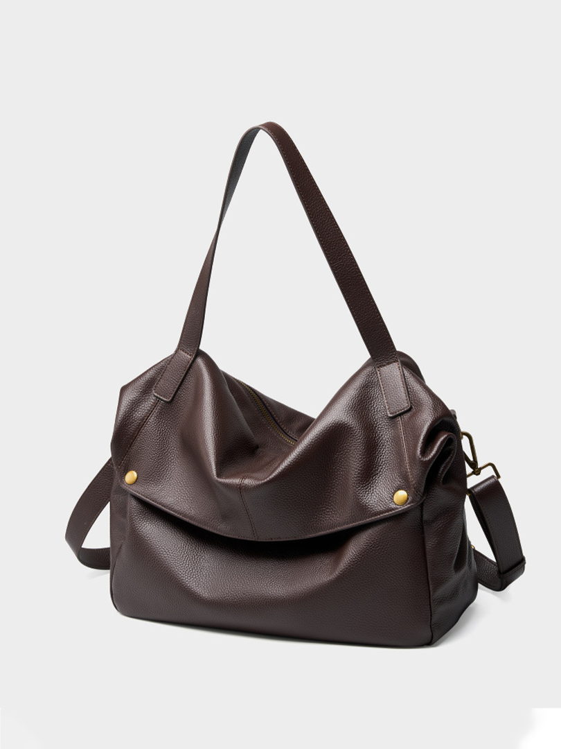 Retro Leather Minimalist Tote