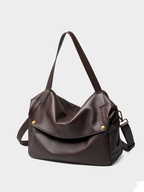 Retro Leather Minimalist Tote