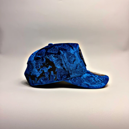 Lucifer v2 Blue Velvet Snapback