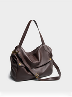 Retro Leather Minimalist Tote