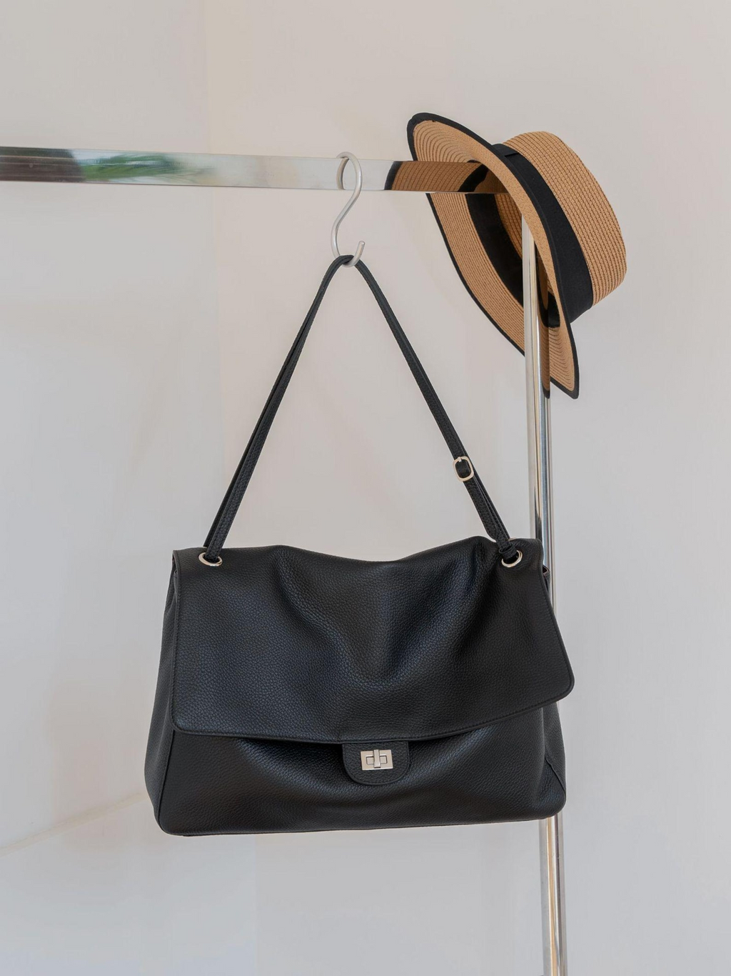 Slouchy Leather Shoulder Bag