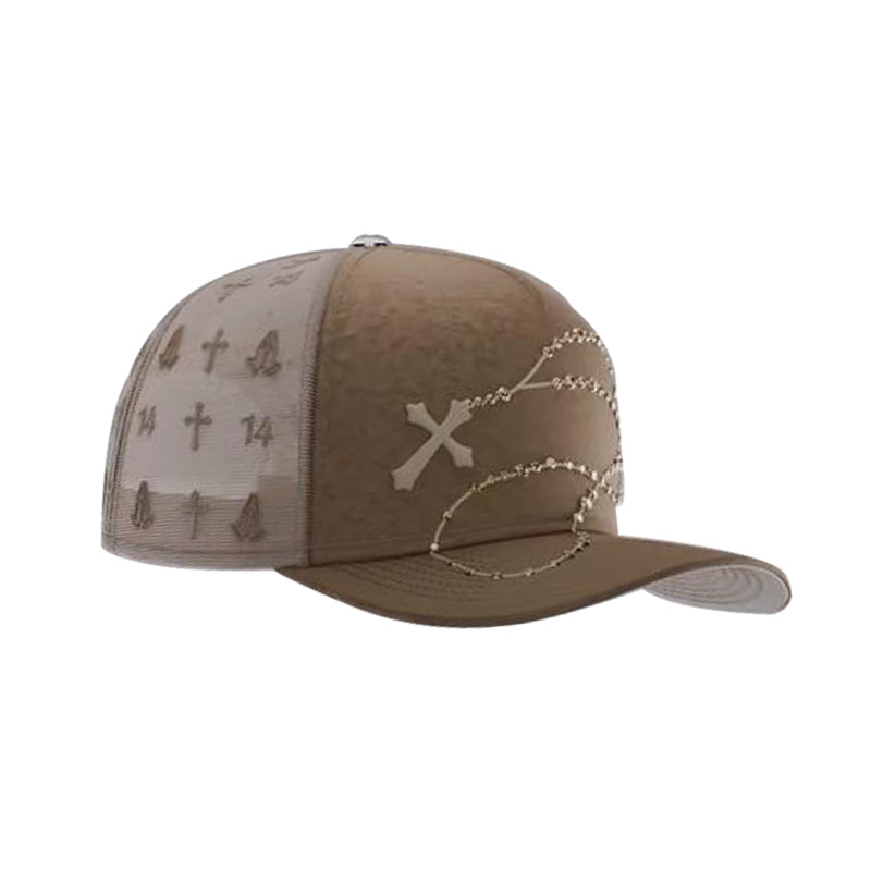 Shiny Long Chain Cap