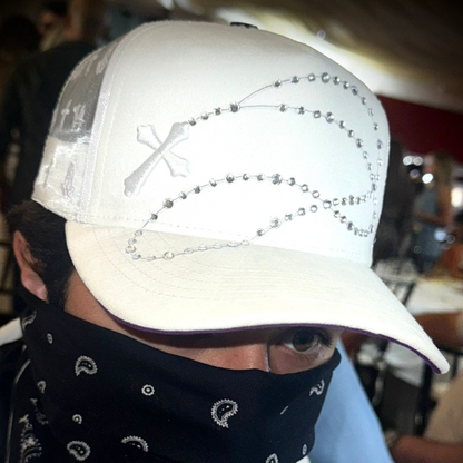 Shiny Long Chain Cap