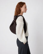 Knotted Woven Hobo Bag