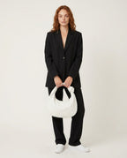 Knotted Woven Hobo Bag