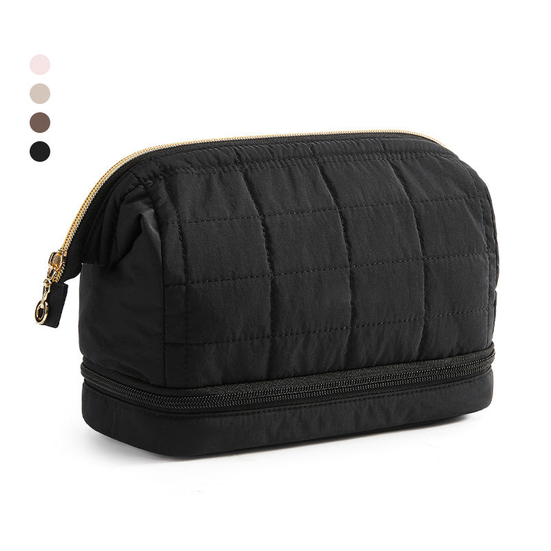 Puffy Double-Layer Makeup Bag